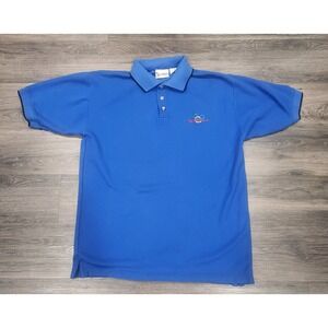 Vintage. Disney, Walt‎ Disney World, Golf Polo Shirt Blue Short Sleeve Collared